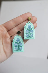 Elizabeth Dangle in Mint - Femstylo