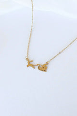 Santa's Sleigh Necklace - Femstylo