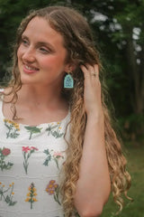 Elizabeth Dangle in Mint - Femstylo