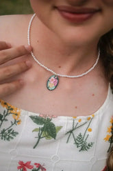 Isabella Necklace in Evergreen - Femstylo