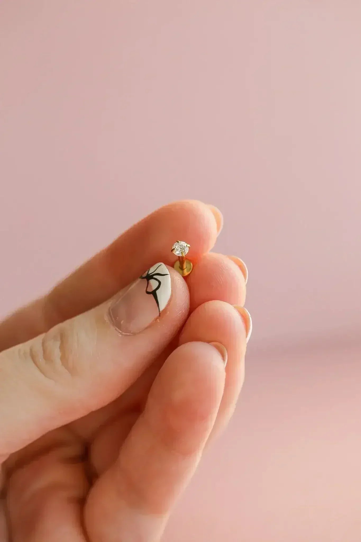 Crystal Flat Back Stud - Femstylo