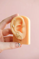 Bow Flat Back Stud - Femstylo