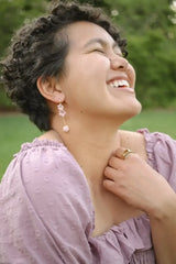 Wisteria Dangle in Blush - Femstylo