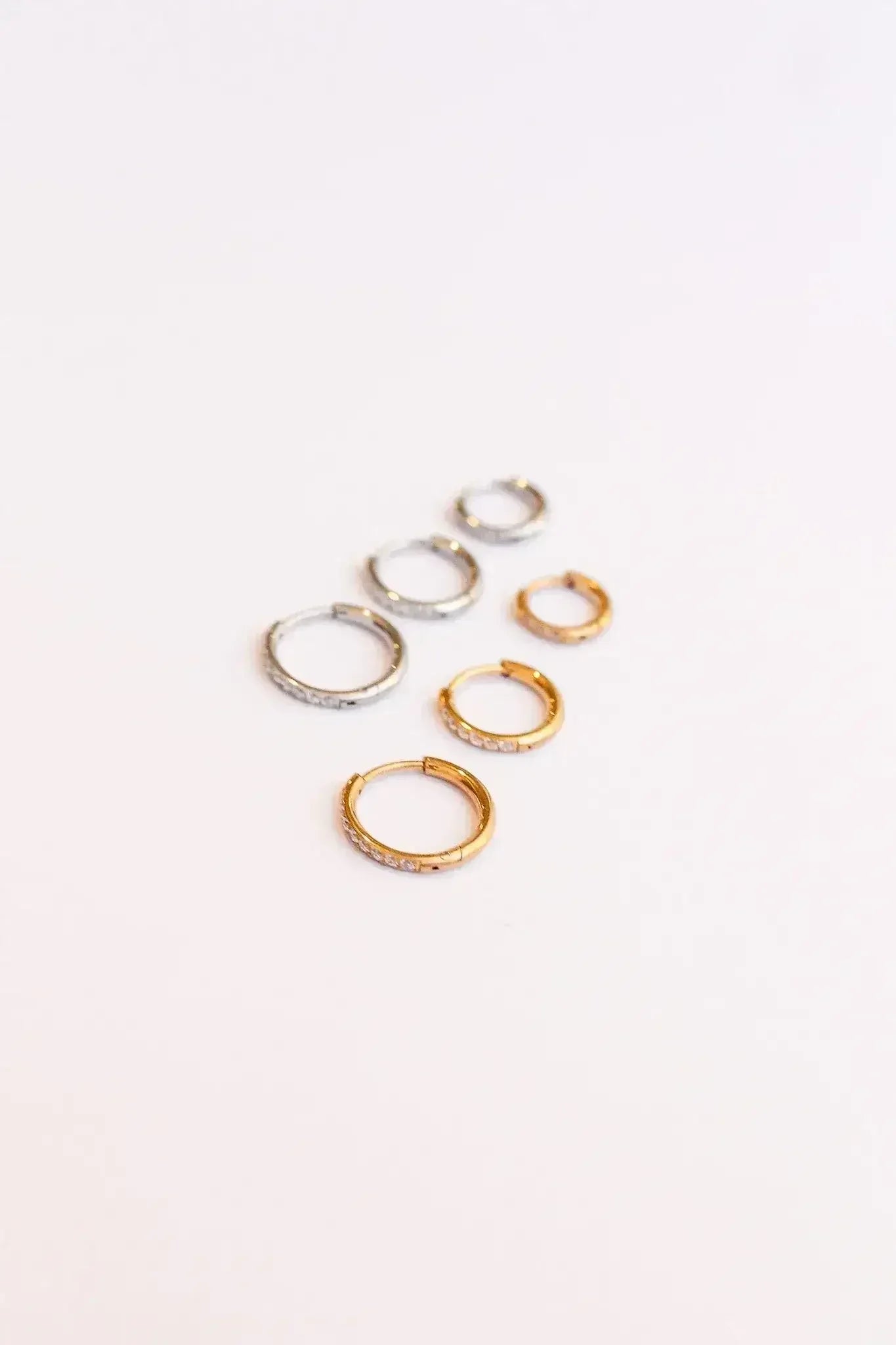 Micro Crystal Huggie Hoop - Femstylo