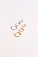 Micro Crystal Huggie Hoop - Femstylo