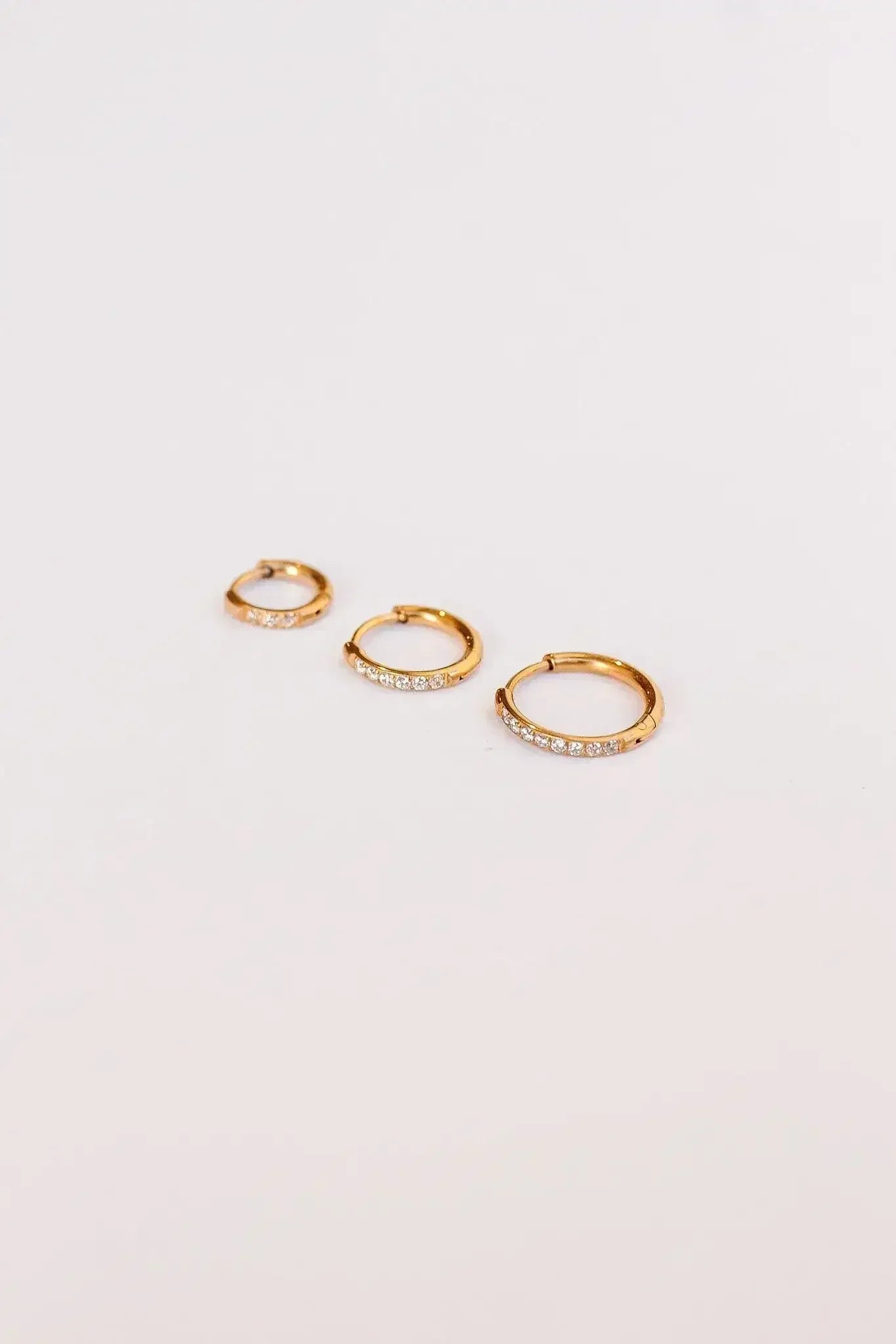 Micro Crystal Huggie Hoop - Femstylo