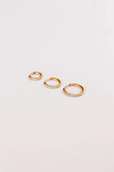 Micro Crystal Huggie Hoop - Femstylo