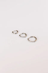 Micro Crystal Huggie Hoop - Femstylo