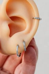 Micro Crystal Huggie Hoop - Femstylo