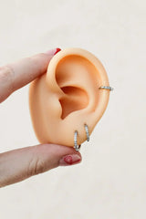 Micro Crystal Huggie Hoop - Femstylo