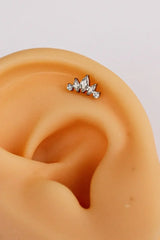 Tiara Flat Back Stud - Femstylo