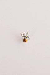Crystal Butterfly Flat Back Stud - Femstylo