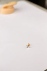 Crystal Butterfly Flat Back Stud - Femstylo
