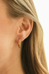 Tiara Flat Back Stud - Femstylo