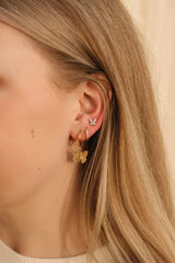 Crystal Butterfly Flat Back Stud - Femstylo