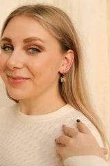 Crystal Butterfly Flat Back Stud - Femstylo