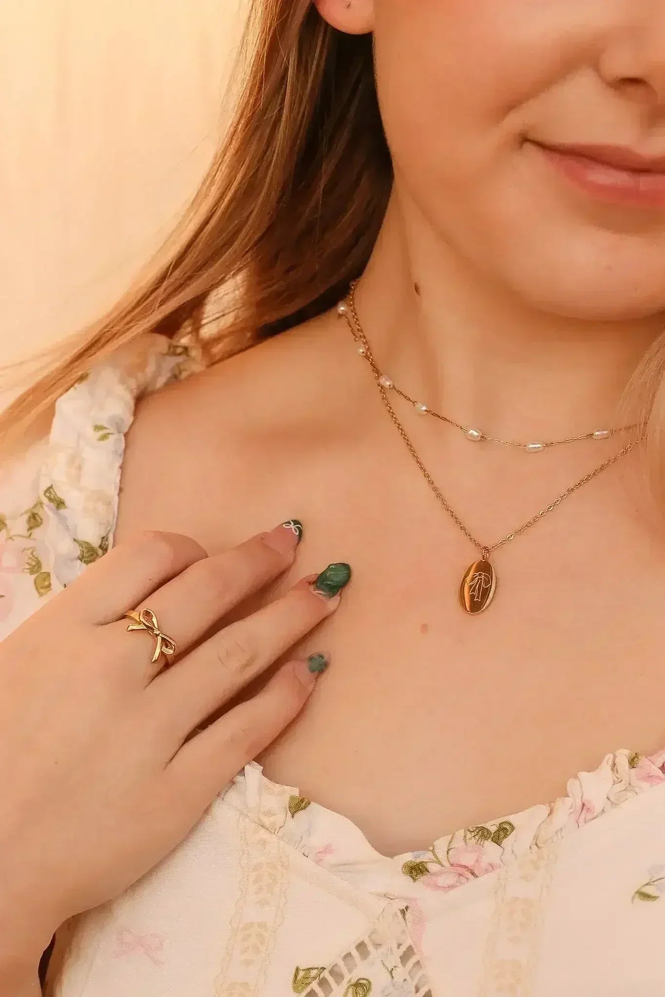 Bow Pendant Necklace - Femstylo