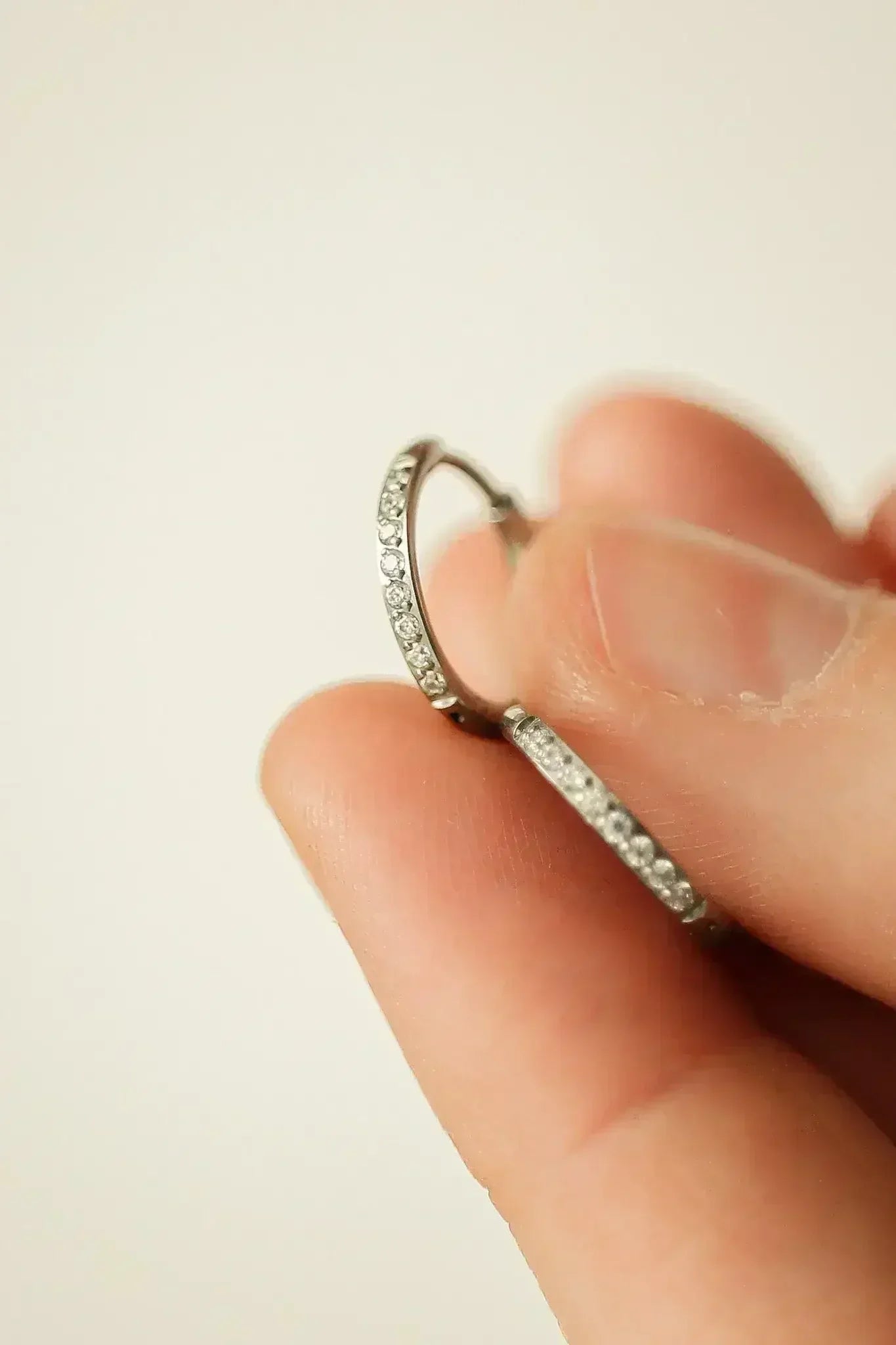Micro Crystal Huggie Hoop - Femstylo