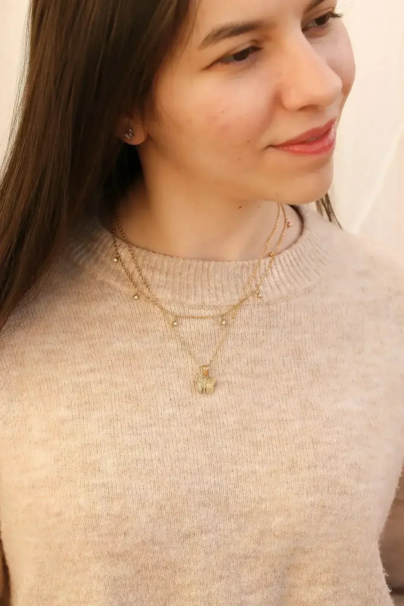Butterfly Necklace - Femstylo