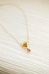 Rosa Necklace in Gold - Femstylo