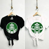 STARBUFF Parody Front Tie Crop Top - Pick Style & Color - Femstylo