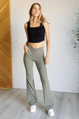 It's All About the Balance Twill Square Neck Crop Top in Black - Femstylo