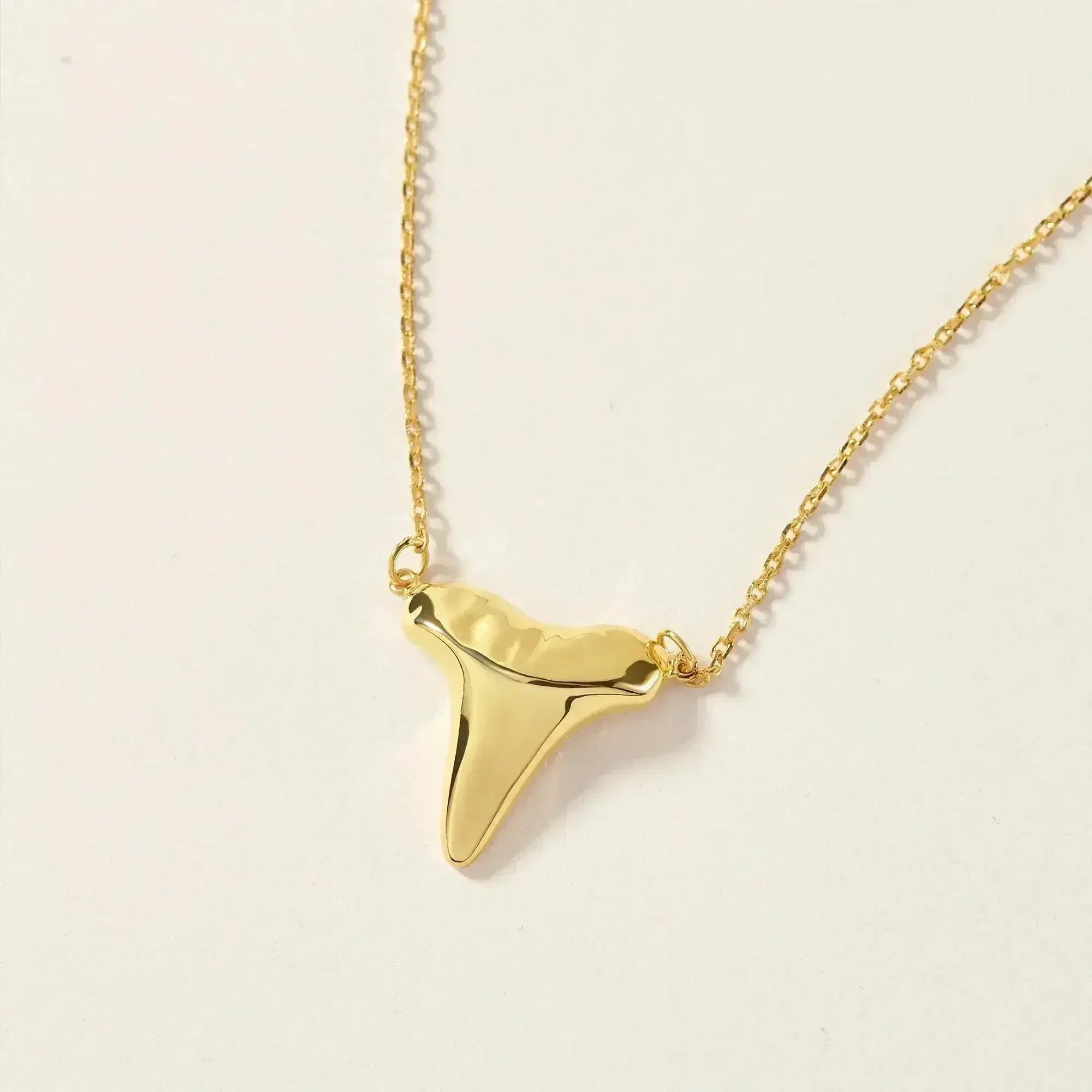 Gold Shark Tooth Necklace Layer Bolo Necklace - Femstylo