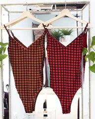 Pretty in Plaid Bodysuit - Femstylo