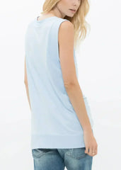 Women's Rib Contrast Muscle Tank Top - Femstylo