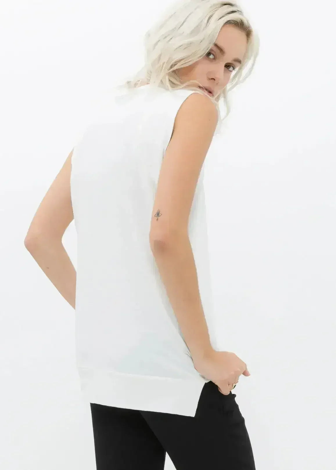 Women's Rib Contrast Muscle Tank Top - Femstylo