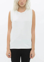 Women's Rib Contrast Muscle Tank Top - Femstylo