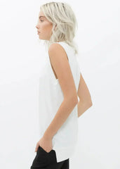 Women's Rib Contrast Muscle Tank Top - Femstylo