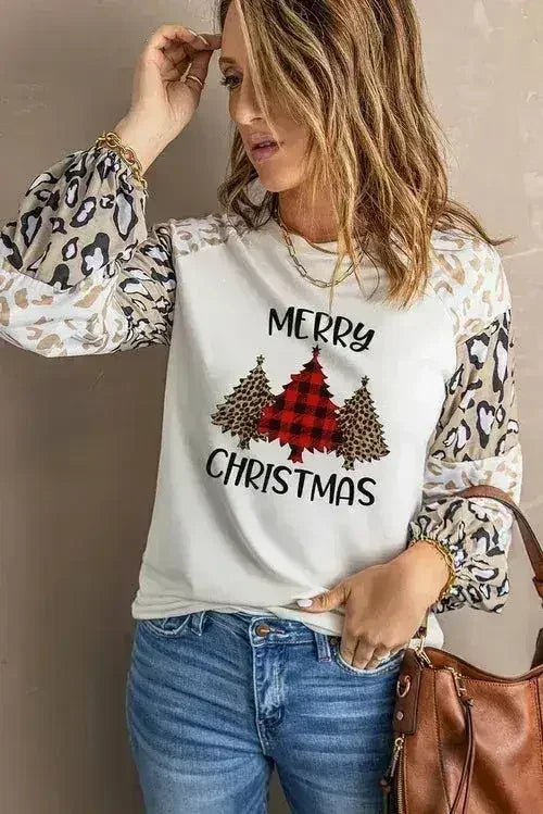 Merry Christmas Long Sleeve Top - Femstylo