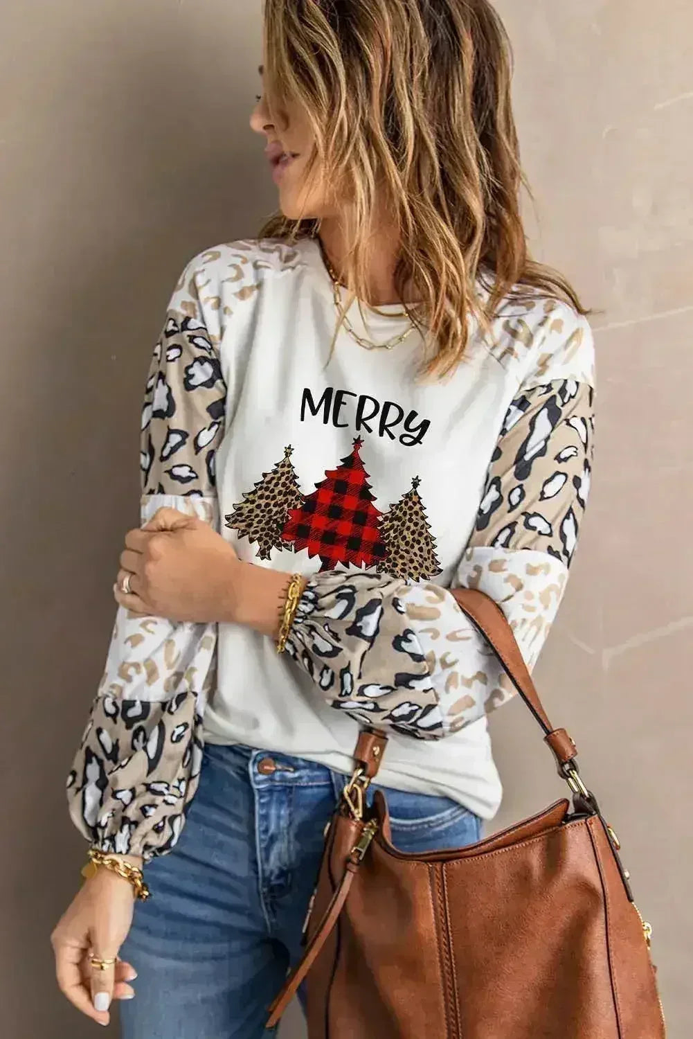Merry Christmas Long Sleeve Top - Femstylo