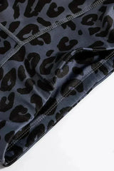 Charcoal Leopard Sports Bra and Legging Set - Femstylo