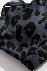 Charcoal Leopard Sports Bra and Legging Set - Femstylo