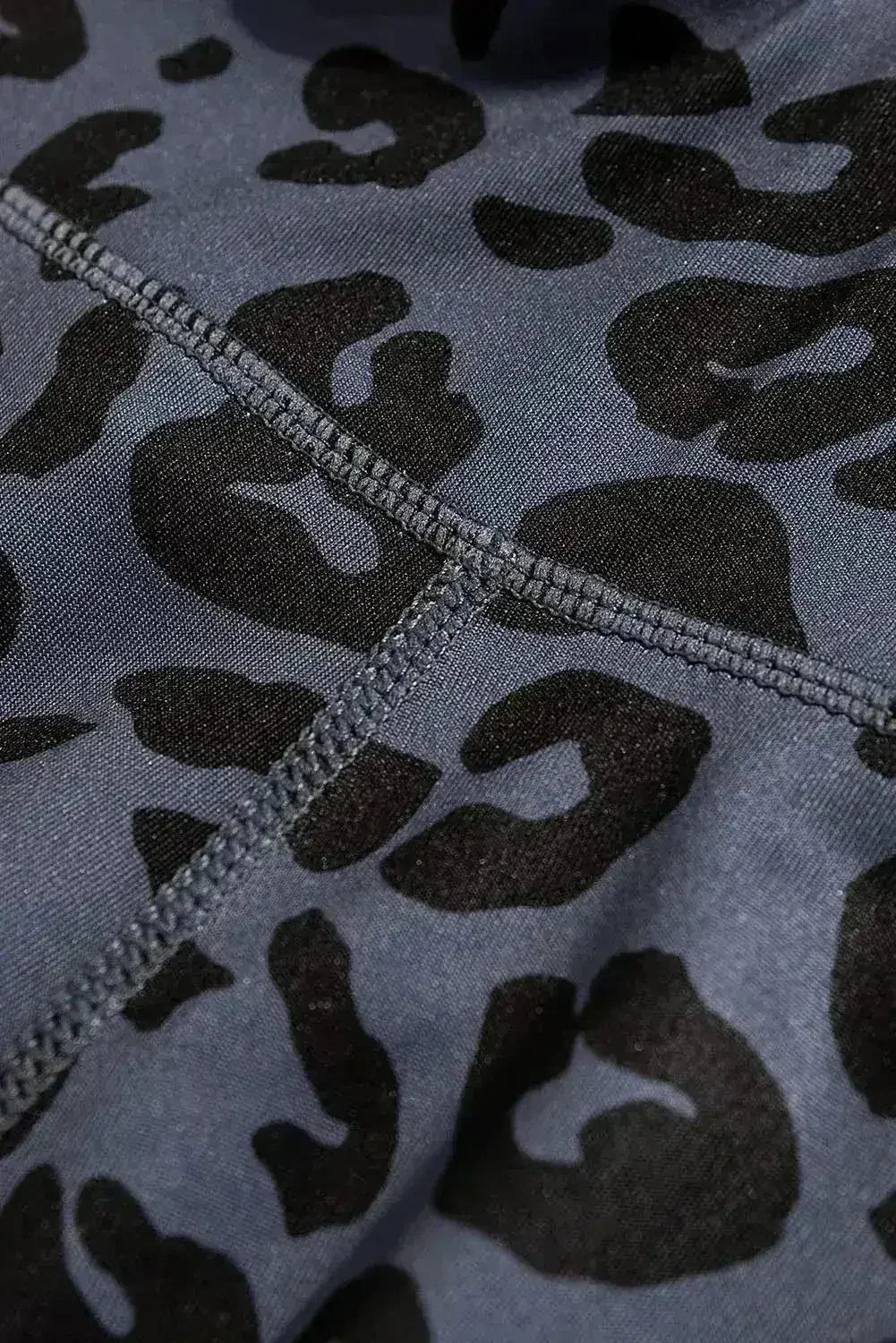 Charcoal Leopard Sports Bra and Legging Set - Femstylo