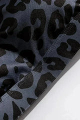 Charcoal Leopard Sports Bra and Legging Set - Femstylo