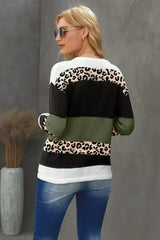 Color Block Knit Sweater - Femstylo