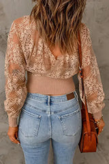 Lace Sleeve Pullover Sweater - Femstylo