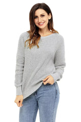 Black Cross Back Hollow-out Sweater - Femstylo