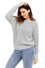 Black Cross Back Hollow-out Sweater - Femstylo