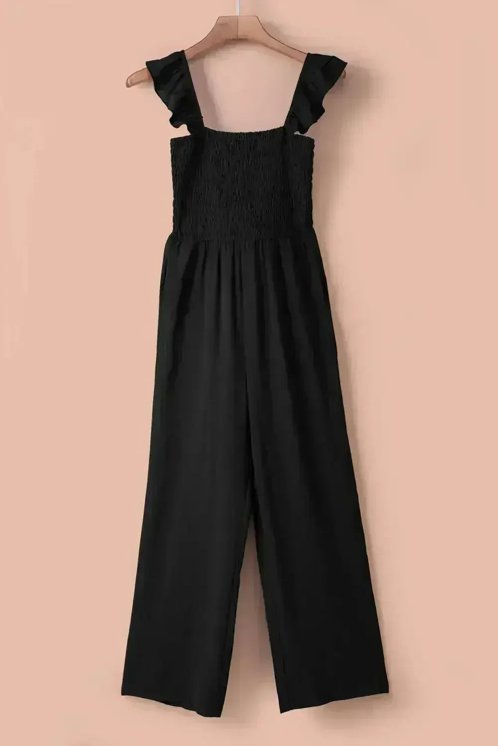 Classy Black Wide Leg Jumpsuit - Femstylo