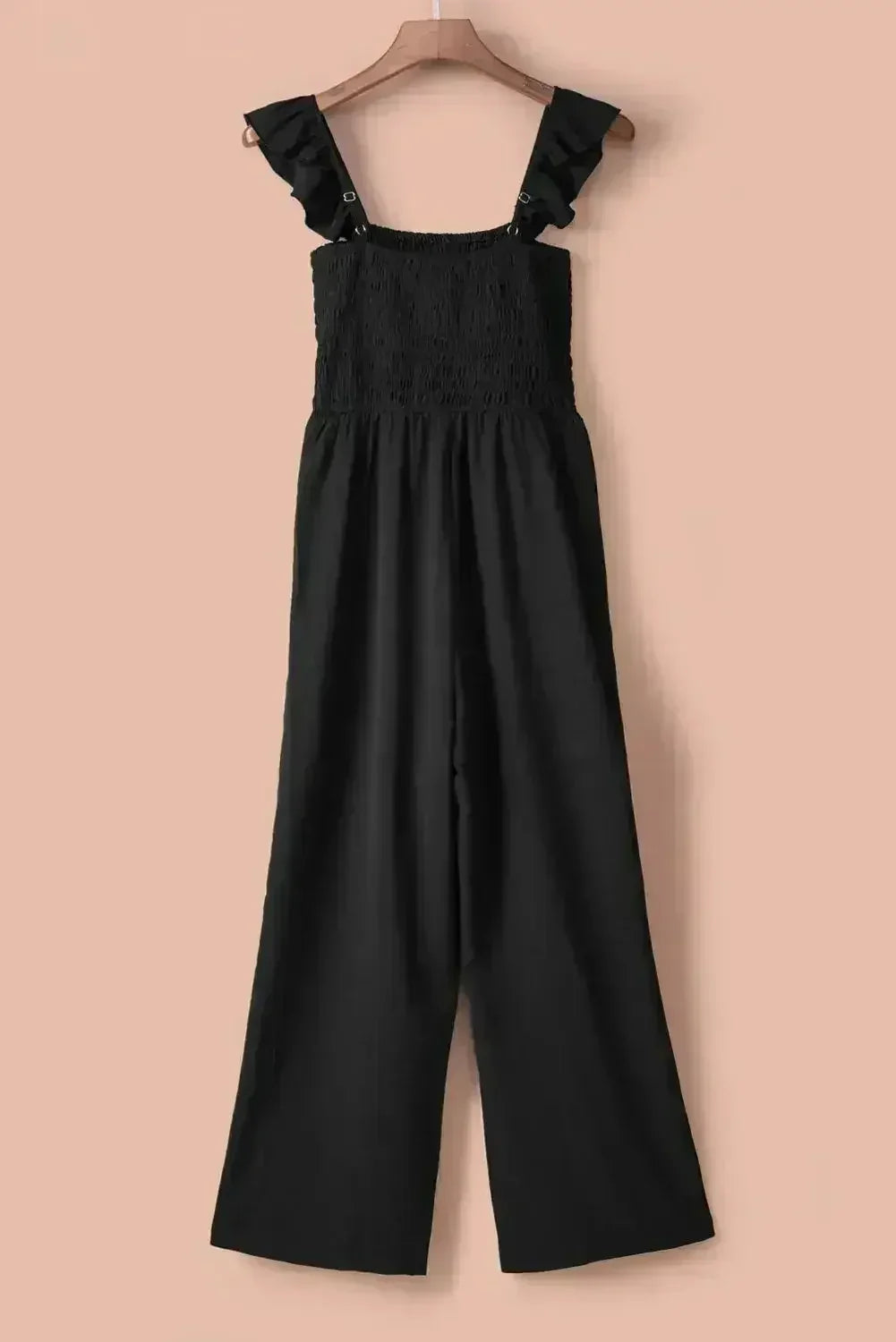 Classy Black Wide Leg Jumpsuit - Femstylo