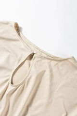 Apricot Oh So Glam Belted Wide Leg Jumpsuit - Femstylo