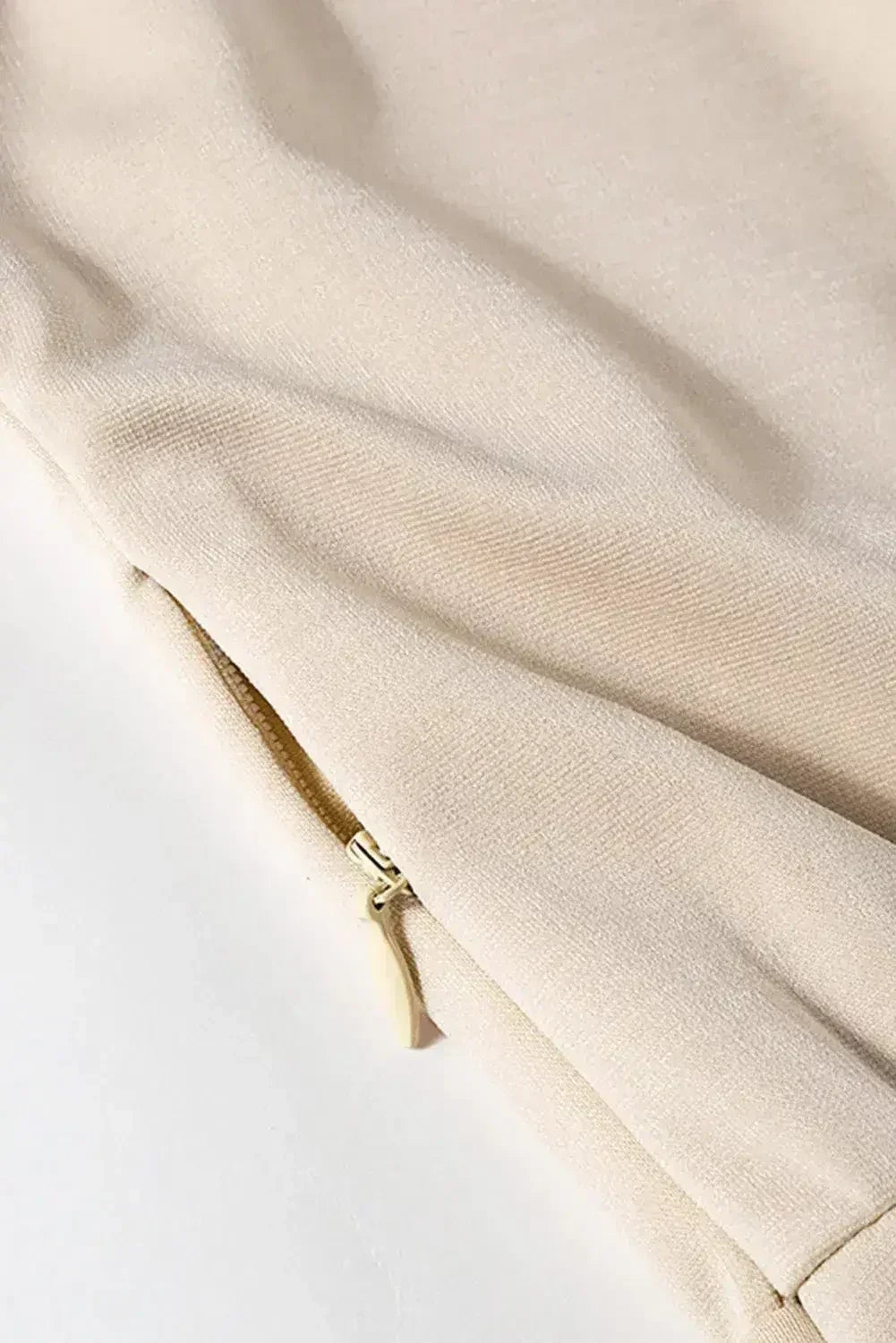 Apricot Oh So Glam Belted Wide Leg Jumpsuit - Femstylo