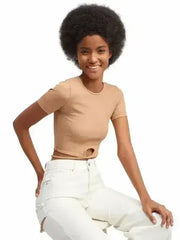 Lace Up Crop Top - Femstylo