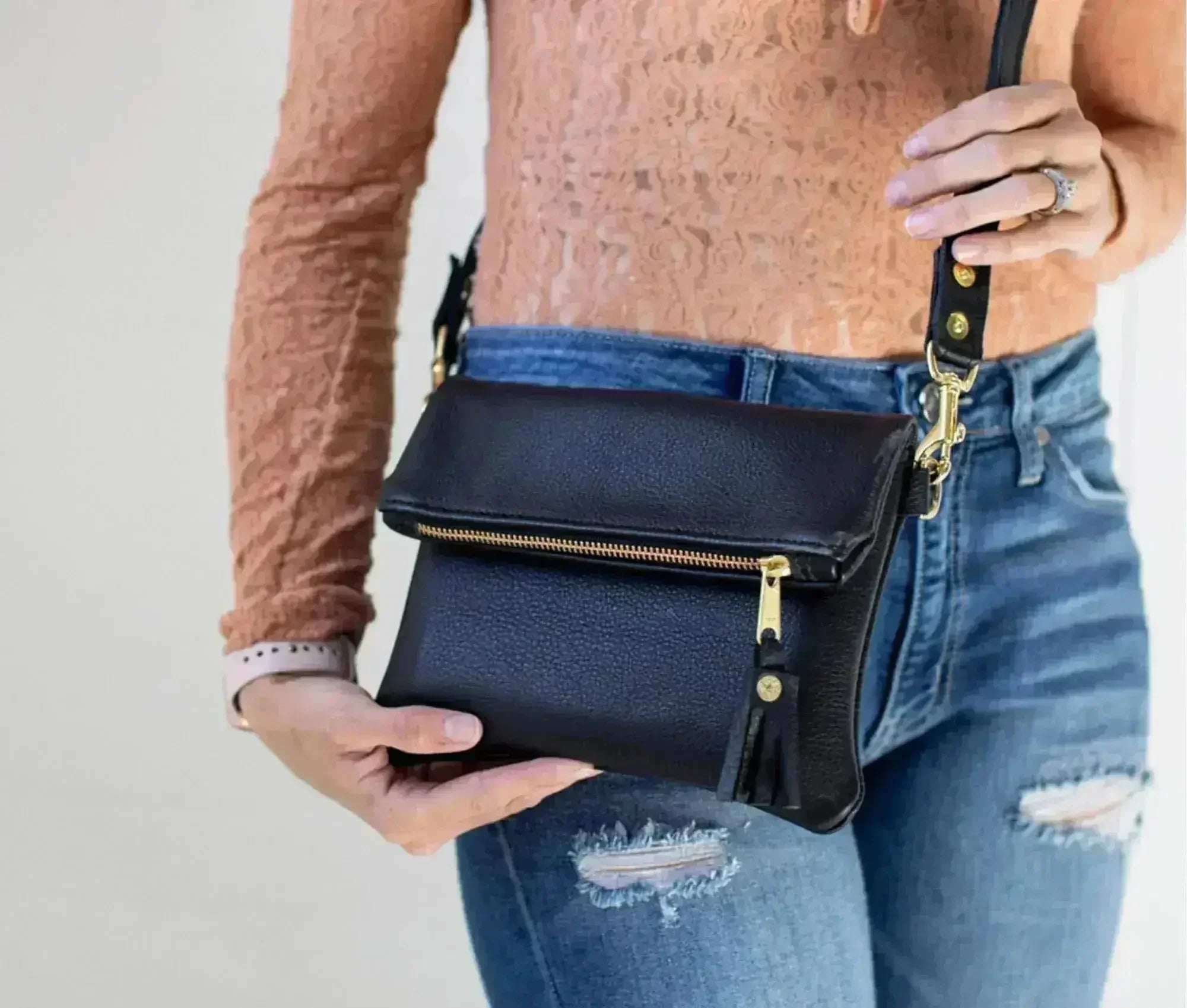 Foldover Crossbody Clutch - Femstylo