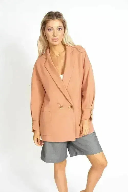 Lisa Business Casual Oversized Blazer - Femstylo