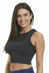 Elegance Black Crop Top - Femstylo